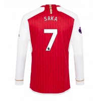 Pánský Fotbalový dres Arsenal Bukayo Saka #7 2023-24 Domácí Dlouhý Rukáv